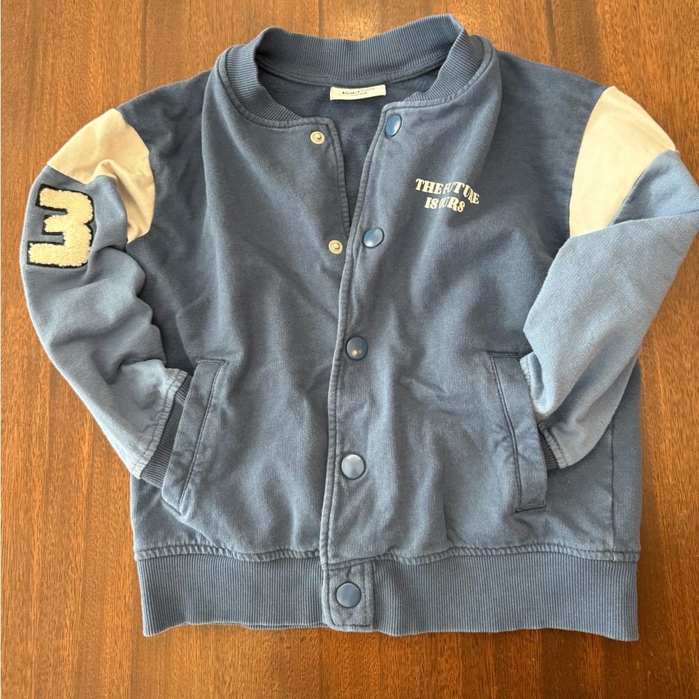 Blue boys cotton jacket